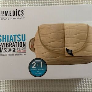 Homedics Beige Shiatsu Massage Pillow with Vibration